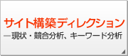 サイト構築ディレクション －現状・競合分析、キーワード分析