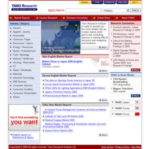 YANO Research　（クレジット決済導入型ECサイト）